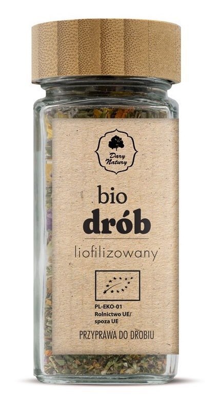 PRZYPRAWA LIOFILIZOWANA DO DROBIU BIO 15 g - DARY NATURY PRZYPRAWA LIOFILIZOWANA DO DROBIU BIO 15 g - DARY NATURY