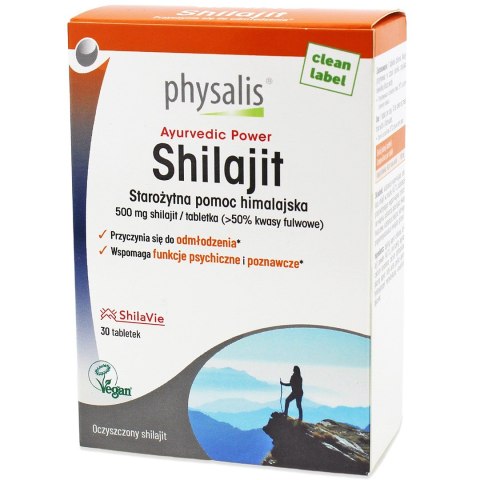 SHILAJIT 30 TABLETEK - PHYSALIS SHILAJIT 30 TABLETEK - PHYSALIS