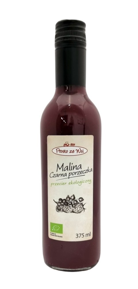 SOK PRZECIEROWY NFC MALINA - CZARNA PORZECZKA BIO 375 ml - PROSTO ZE WSI SOK PRZECIEROWY NFC MALINA - CZARNA PORZECZKA BIO 375 ml - PROSTO ZE WSI