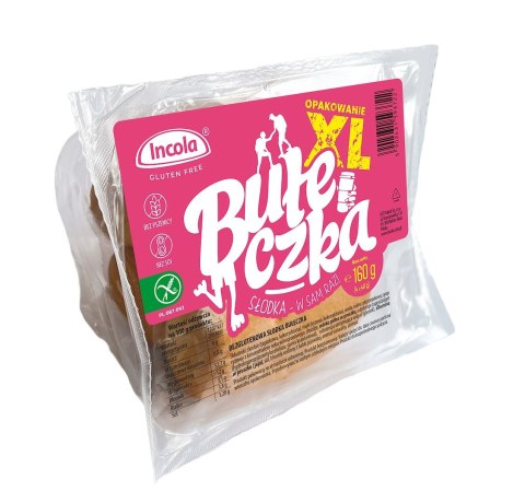 BUŁKI SŁODKIE XL BEZGLUTENOWE (4 szt.) 160 g - INCOLA BUŁKI SŁODKIE XL BEZGLUTENOWE (4 szt.) 160 g - INCOLA