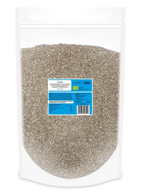 CHIA - NASIONA SZAŁWII HISZPAŃSKIEJ BIO 4 kg - HORECA (BIO PLANET) CHIA - NASIONA SZAŁWII HISZPAŃSKIEJ BIO 4 kg - HORECA (BIO PLANET)