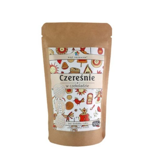 Czereśnie w czekoladzie 100g, Pięć Przemian Czereśnie w czekoladzie 100g, Pięć Przemian