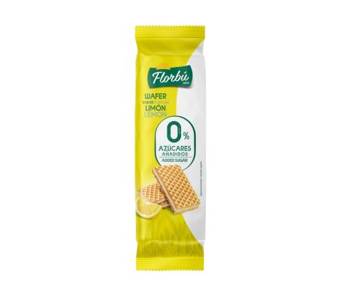 Florbu wafelki cytrynowe bez cukru, 150g Florbu wafelki cytrynowe bez cukru, 150g
