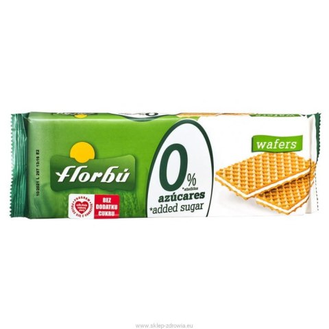 Florbu wafelki śmietankowe bez cukru, 150g Florbu wafelki śmietankowe bez cukru, 150g