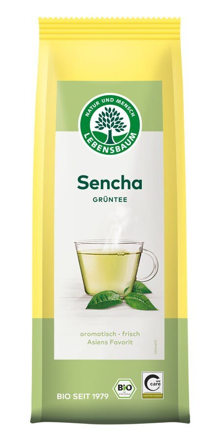HERBATA ZIELONA LIŚCIASTA SENCHA BIO 75 g - LEBENSBAUM HERBATA ZIELONA LIŚCIASTA SENCHA BIO 75 g - LEBENSBAUM