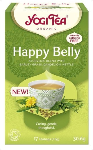 HERBATKA LEKKI BRZUCH (HAPPY BELLY) BIO (17 x 1,8 g) 30,6 g - YOGI TEA