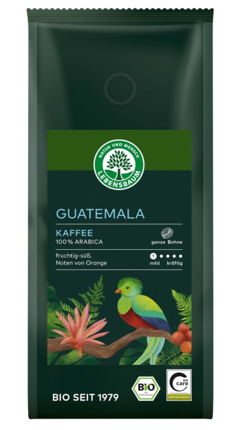 KAWA ZIARNISTA ARABICA 100 % GWATEMALA BIO 250 g - LEBENSBAUM KAWA ZIARNISTA ARABICA 100 % GWATEMALA BIO 250 g - LEBENSBAUM