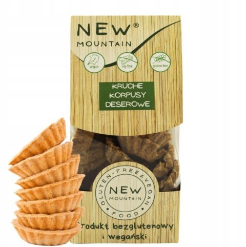 KORPUSY DESEROWE KRUCHE BEZGLUTENOWE 200 g - NEW MOUNTAIN KORPUSY DESEROWE KRUCHE BEZGLUTENOWE 200 g - NEW MOUNTAIN