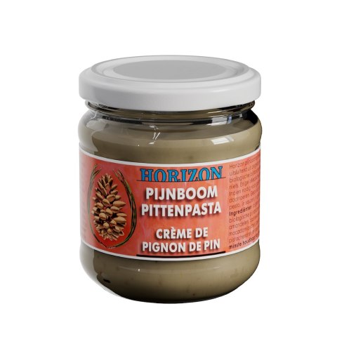 KREM Z ORZESZKÓW PINIOWYCH BEZGLUTENOWY BIO 175 g - HORIZON KREM Z ORZESZKÓW PINIOWYCH BEZGLUTENOWY BIO 175 g - HORIZON