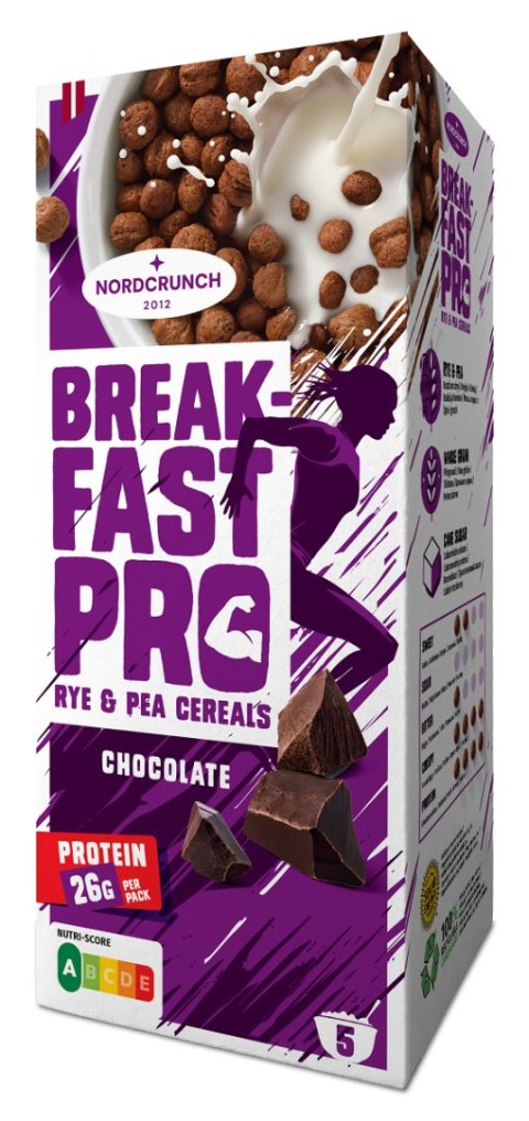 KULKI PROTEINOWE CZEKOLADOWE 150 g - NORDCRUNCH (BREAKFAST PRO) KULKI PROTEINOWE CZEKOLADOWE 150 g - NORDCRUNCH (BREAKFAST PRO)