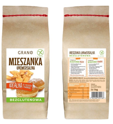 MIESZANKA UNIWERSALNA BEZGLUTENOWA 1 kg - GRANO MIESZANKA UNIWERSALNA BEZGLUTENOWA 1 kg - GRANO