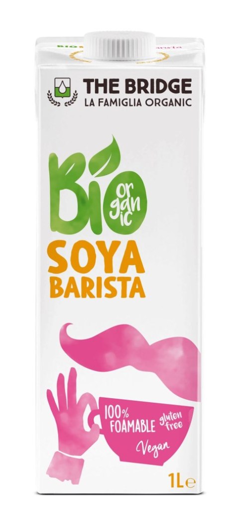 NAPÓJ SOJOWY BARISTA BEZGLUTENOWY BIO 1 L - THE BRIDGE NAPÓJ SOJOWY BARISTA BEZGLUTENOWY BIO 1 L - THE BRIDGE