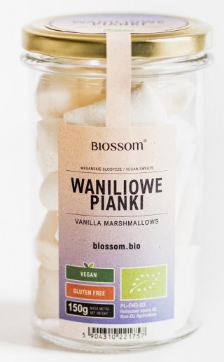 PIANKI WANILIOWE WEGAŃSKIE BEZGLUTENOWE BIO 150 g - BIOSSOM
