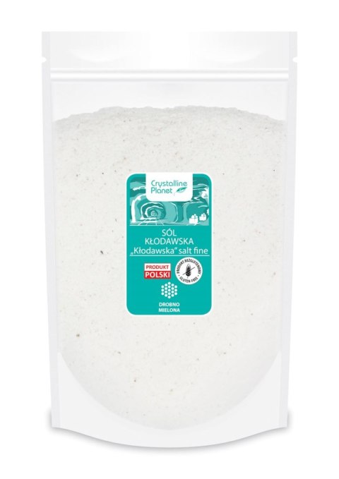 SÓL KŁODAWSKA DROBNO MIELONA BEZGLUTENOWA 1 kg - CRYSTALLINE PLANET SÓL KŁODAWSKA DROBNO MIELONA BEZGLUTENOWA 1 kg - CRYSTALLINE PLANET