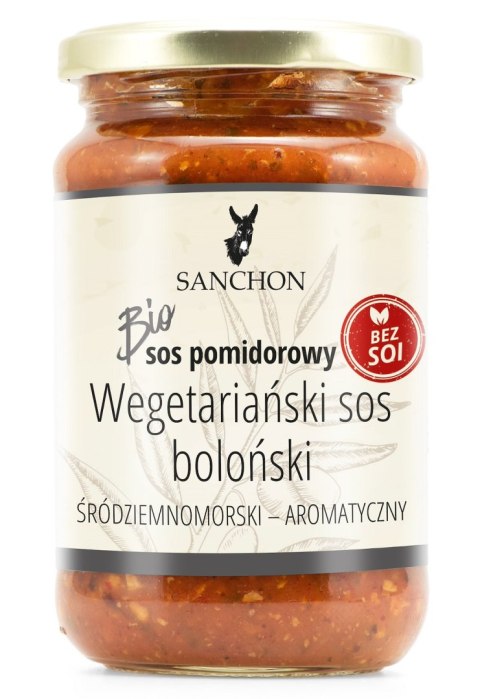 SOS WEGAŃSKI BOLOGNESE BEZGLUTENOWY BIO 330 ml - SANCHON SOS WEGAŃSKI BOLOGNESE BEZGLUTENOWY BIO 330 ml - SANCHON