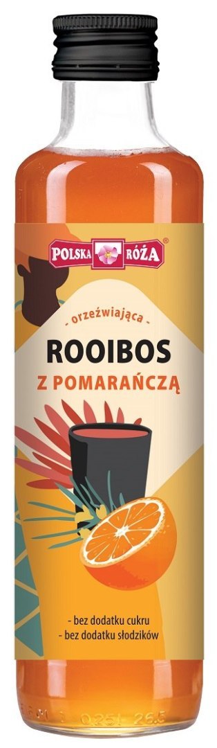HERBATKA ROOIBOS Z POMARAŃCZĄ 250 ml - POLSKA RÓŻA