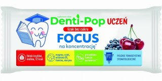 LIZAK KULKA O SMAKU WIŚNIA - JAGODA NA KONCENTRACJĘ BEZ CUKRU BEZGLUTENOWY 6 g - MNIAM MNIAM STARPHARMA (DENTI - POP)