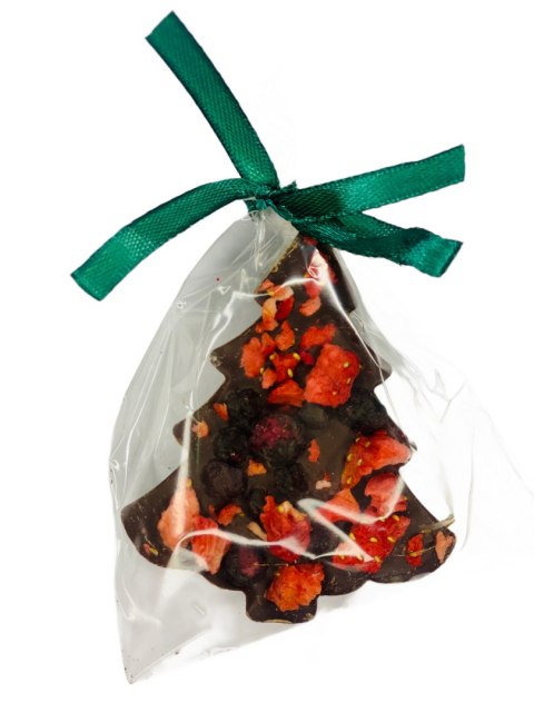 Mini Choinka cz.ciemna z jagodą i truskawką, 20g
