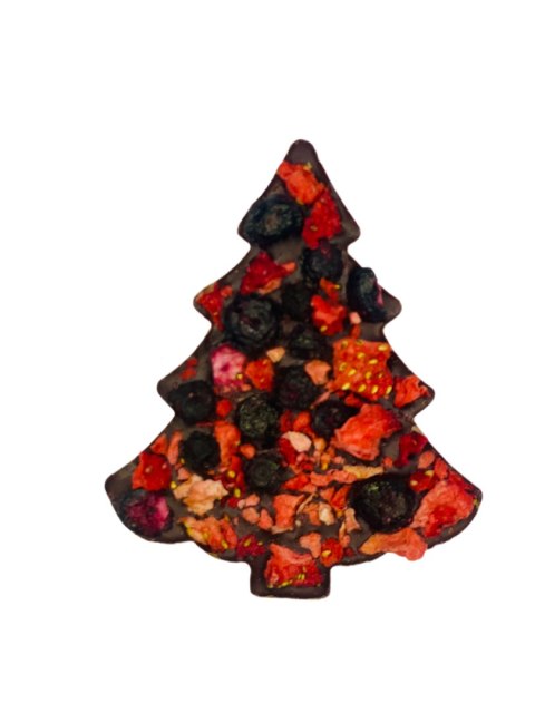 Mini Choinka cz.ciemna z jagodą i truskawką, 20g