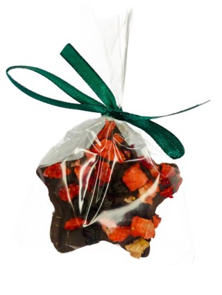 Mini Gwiazdka cz. ciemna z jagodą i truskawką, 20g