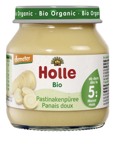 PASTERNAK BEZ DODATKU CUKRÓW BEZGLUTENOWY OD 5 MIESIĄCA DEMETER BIO 125 g (SŁOIK) - HOLLE